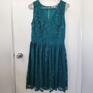 NWOT Turquoise Lace Dress